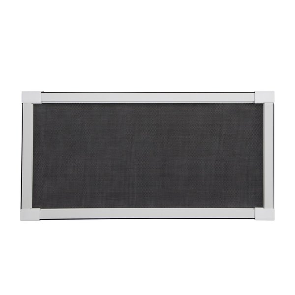 M-D M-D White Aluminum Adjustable Screen 10 in. W X 37 in. L 14186